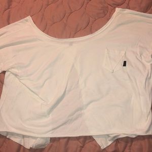 White Crop Top Vans T.